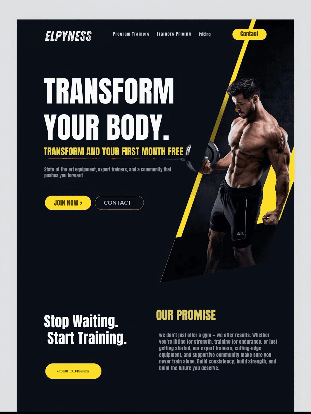 GYM Website